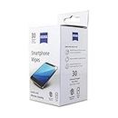 ZEISS Smartphone Wipes 30 Count - Pack of 1| Perfect Screen Cleaner for Smartphones, Mobile Phone, Laptops, Tablets, TVs and other screen devices