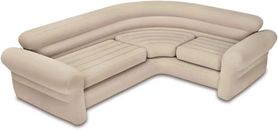 Intex Inflatable Living Room Air Mattress Sectional Sofa Couch, Beige(For-Parts)
