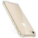 4youquality iPhone SE 2020 Case, iPhone 7 Case & iPhone 8 Case, Air Cushion Shockproof Bumper Clear Phone Case Cover for Apple iPhone 7, iPhone 8 & iPhone SE 2020 (HD Clear)