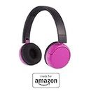 BuddyPhones PopTime, „Made for Amazon“, Pink (Altersklasse: 8-15 Jahre)
