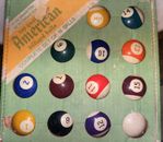 Vintage Top Quality American BILLIARD BALLS COMPLETE SET AND BOX.