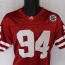 Adidas Shirts & Tops | Adidas Nebraska Cornhuskers Football Jersey Xl Youth 18-20 Red #94 | Color: Red/White | Size: Xlb
