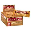 LÄRABAR Peanut Butter Chocolate Chip, Fruit and Nut Energy Bar, Pack of 16 Bars, Gluten Free, Vegan, Family Pack, Snack Bars