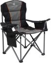 ALPHA CAMP Portable Folding Oversized Camping Chairs with Cup Holder and Cooler