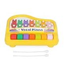 UATOYS Musical Instrument Child Toys 2-5 Years Vocal Piano Toys for 5 + Year Old Musical Toys for 2 Year Old Children- Yellow