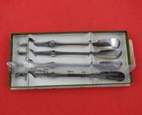 Cluny by Christofle Silverplate Lobster Pick Set 4pc in Original Box Never Used