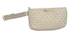 Michael Kors 29556195CG Gold Tone Logo Design With Gold Hardware Women's Adjustable Belt Bag Waist Pack (S/M)