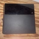 Sony PlayStation 4 PS4 Black Console Only  Works