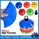 60PCS Agility Cone Marker Sports Training Safety Cones Markers Football Soccer