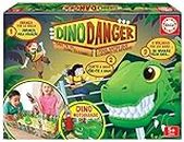 Educa - Divertido y emocionante Juego de Mesa Infantil | Dino Danger. Juego de Tablero. Escapa del Dinosaurio y Evita Que te Coma (19450)