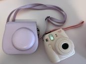 Fujifilm Instax Mini 8 Instant Film Camera Light Pink+Case+US SELLER