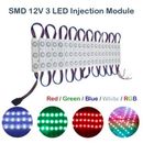 20 / 100 Pcs SMD Injection LED Module Light LED Strip Sign Backlight DC 12V IP67
