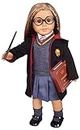 18 Inch Magic School Uniform Inspired Halloween Costume Doll Clothes Clothing Outfits Accessories Set 10 Pcs for 18 inch Girl Dolls
