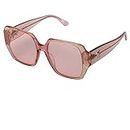 Victoria secret Solid Over-sized Women Sunglasses VS0016/S 77T 58 |58| Pink Color Lens