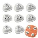 JICOOT Appliance Wheels for Kitchen Appliances, 4 Pack Appliance Slider for Kitchen Countertop, Self Adhesive Mini Caster Wheels, 360 Degree Swivel Wheels for Moving Coffee Maker, Cooker, Air Fryer