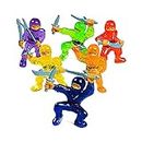 Ninja Warrior Small Plastic Toys, 48 Pieces