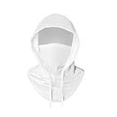 Cooling Balaclava Sun UV Protection Hood Breathable Full Head Mask Face Cover for Men Women Cycling Motorcycle Fishing White