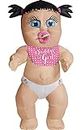 Rubie's Daddy's Girl Baby Inflatable Adult Costume, As Shown, One Size