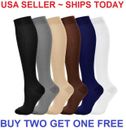 Compression Socks Stockings Womens Mens Knee High Medical 20-30 mmHG S/M-X/XL