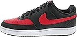 Nike Court Vision Low Men's Shoes, Black Red, 11.5 US