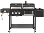 CosmoGrill Hybrid Barbecue Duo Dual Fuel Gas Grill Charcoal Smoker Portable Bbq