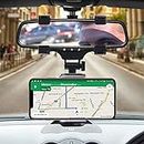 XGMO® Hanging Car Rear View on Mirror Mobile Phone Holder Mount Stand for All Smartphones