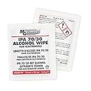 MG Chemicals 8241-W 70/30 Isopropyl Alcohol Wipe for Cleaning Electronics, 6" Length x 5" Width (Box of 25 Individual pre Saturated Wipes)