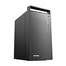 Ant Esports Si11 Value Series Mid-Tower Computer Case/Gaming Cabinet - Black | Support M-ATX, ITX | Pre-Installed 1 x 120 mm Black Rear Fan