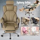 High Back Office Chair PU Leather Executive Recliner Computer Gaming Chairs Seat