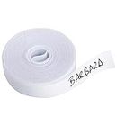 Write On Tape White. Iron on Fabric Labels. Without Pen