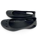 Crocs Kadee Mujer 6 Planos Negros Sin Cordones Impermeables Zapatos de Playa Aire Libre Comodidad