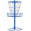 Portable Disc Golf Basket Practice Game Target Cross Chain Outdoor Trapper Blue