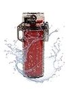 HUMWE EDC Wasserdichte Feuerzeug-Schutzhülle für BIC normale Feuerzeuge Typ J6 Outdoor Survival Mehrzweck-Feuerzeug Tasche (schwarz)