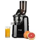 Kuvings B1700 Phantom Black Professional Cold Press Whole Slow Juicer, Patented JMCS Technology for 10% More Juice, Best Fruit & Vegetable Juicer machine for home, 240 watts