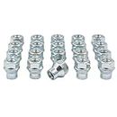 Wheel Accessories Parts 20 Pcs M12 1.75 12x1.75 Thread ET Bulge Acorn (Extra Thread for Spacers) 1.00" Long Lug Nut Bright Zinc 3/4" 19mm Hex Fits 1997 to 1999 Ford F150 Navigator