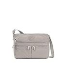 Kipling Unisex's New Angie Luggage-Messenger Bag, Grey Gris, One Size