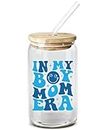 NewEleven Boy Mom Gifts For Mom, New Mom - Mothers Day Gifts For a Mom of Boys, Pregnant Mom, Expecting Mom, Mama, Mom To Be, Mommy To Be - 16 Oz Coffee Glass