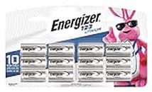 Energizer 123 Lithium Photo Battery, 12 Batteries, 1-Pack