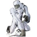 Wet Paint Printing Yeti Abominable Snowman Cardboard Standup, Sherpa | 72 H x 47 W x 1 D in | Wayfair SP12156