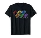 Gaming LGBT Rainbow Girl Console Jeu vidéo Amoureux Gamer T-Shirt