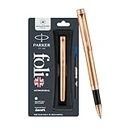 Parker Folio Antimicrobial Roller Ball Pen| Ink Color - Blue | Perfect For Gifting Purpose | Elite Pen for Personal & Professional Use