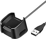 KP Original Charger Compatible with Fitbit Versa 2 (Not for Versa/Versa Lite), Replacement USB Charging Cable Dock Stand for Versa 2 Health & Fitness Smartwatch, 3Ft Sturdy Power Cord