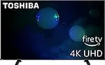 TOSHIBA 43-inch Class C350 Series LED 4K UHD Smart Fire TV with Alexa Voice Remote (43C350LU, 2023 Model)