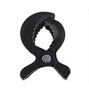 Safe-O-Kid Stroller Seat Cover Clips, Pram Toy Holder, Buggy Accessory for Baby, Black