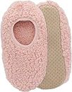 K. Bell Womens Soft and Dreamy Sherpa Slippers, Pink, 5 - 8.5 Small/Medium