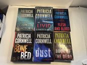 Patricia Cornwell Scarpetta Series Lot of 6 Books Large Print Ex-Library