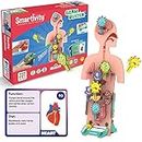 Smartivity Human Body Toy for Kids 6-12 Years | Body Organs & Functions | Birthday Gifts for Boys & Girls | DIY Science Toys for Kids 6,7,8,9,10,11,12,13,14 Years Old I STEM Wooden Construction Game