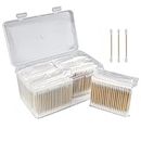 800 Pcs Cotton Swabs - Come With A Plastic Storage Box for Bathroon Storage & Organization - Cotton Buds for Beauty & Personal Care
