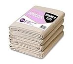CCS CHICAGO CANVAS & SUPPLY 12 oz Canvas Drop Cloth Cotton Canvas Cover for Floor, Furniture Protection - Washable Reusable Duck Dropcloth Fabric Block Paint, Dust, Dirt- 6 Piece Set, 5 by 20 Feet
