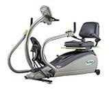 NuStep T4r Recumbent Cross Trainer Stepper, Gray, Low-Impact Exercise, Easy to Use Swivel Seat, Compatible with Free App to Track Progress